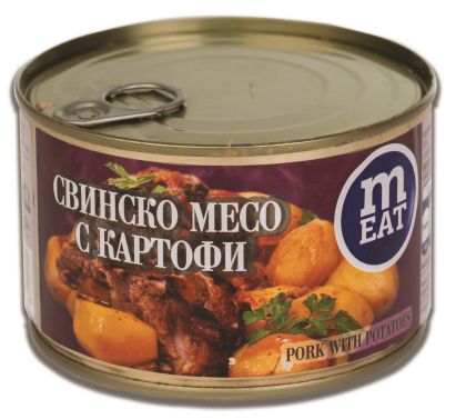 СВИНСКО МЕСО С КАРТОФИ 0.410 – 12 бр.