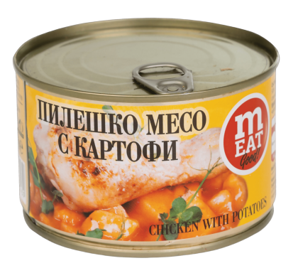 ПИЛЕШКО МЕСО С КАРТОФИ 0.410