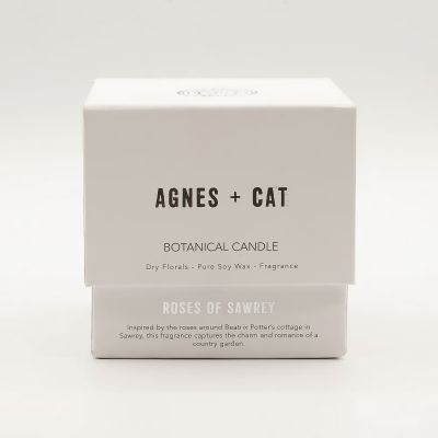 Ботаническа Соева Свещ Agnes & Cat - Розите на Сорей